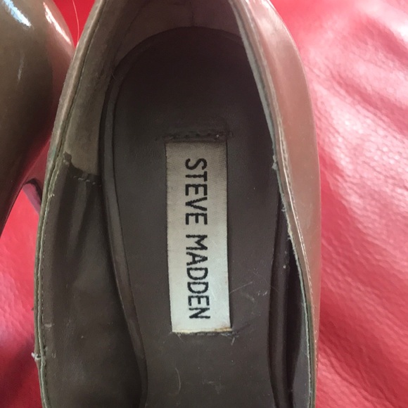 Steve Madden 6,5  M  real leather platform shoes - Picture 4 of 8